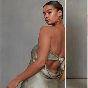 Bec + Bridge Moondance Strapless dress in Sage, size 2, only worn once